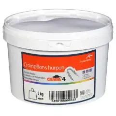 Solide kramper med mothake - ca 1000 stk