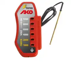 Praktisk gjerdetester som ikke har behov for batteri<br />
 