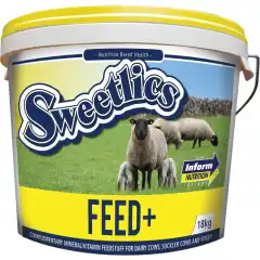 Mineralb&oslash;tte - fortilskudd til ku og sau. Meget energi- og proteinrik.