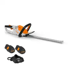 Leveres med lader og to batterier